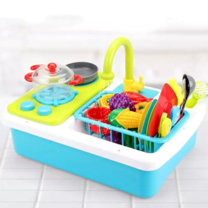 اسباب بازی سینک ظرفشویی کودک همراه با اجاق گاز بزرگ FIVESTAR TOYS LERNING FUN_اسباب بازی